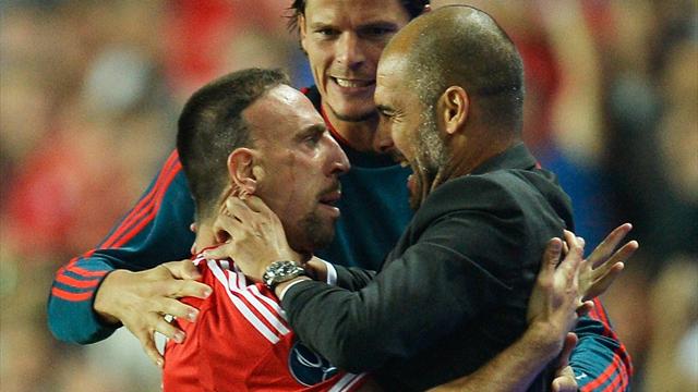 Cetak Gol ke-100, Ribery Dipuji Guardiola