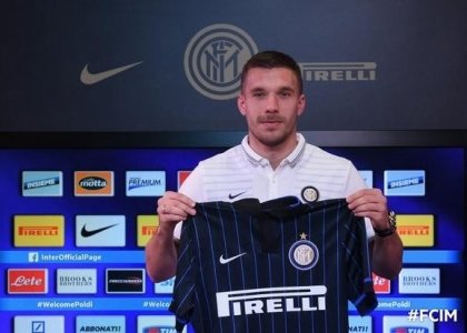 Lukas Podolski Resmi Memperkuat Inter Milan