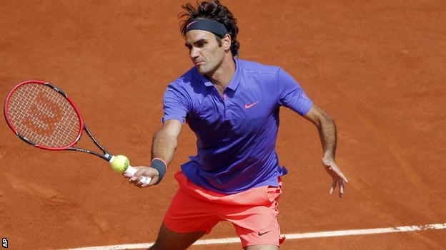 Prancis Terbuka 2015: Roger Federrer Mengalahkan Gael Monfils