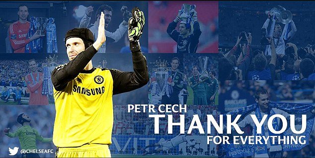 Peter Cech Ucapkan Terima Kasihnya Untuk Chelsea