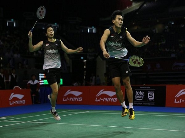 Di Perempatfinal, Hendra/Ahsan Bakal Tantang Wakil Tuan Rumah