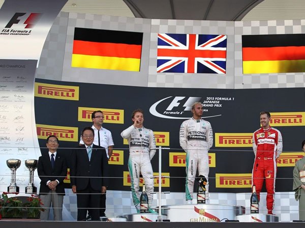 Klasemen Sementara F1 Usai GP Jepang