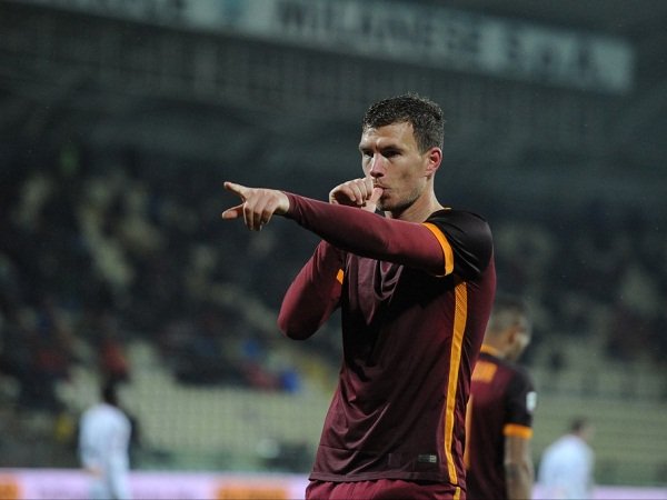 Dzeko akhiri puasa gol di Serie A