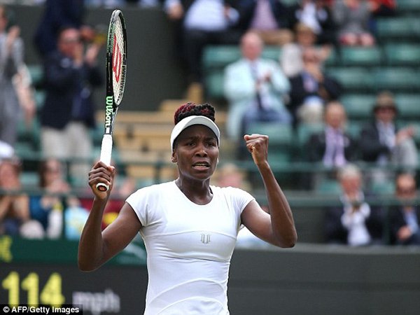 Berita Tenis Wimbledon 2016: Venus Williams Kalahkan Yaroslava Shvedova, Melaju Ke Semi Final Wimbledon