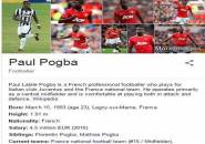 Berita Transfer: Paul Pogba Resmi Pemain Manchester United, Menurut Wikipedia