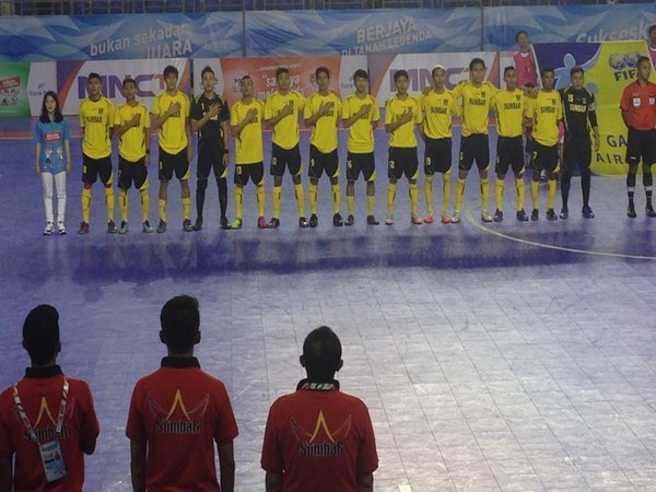 Berita PON XIX 2016: Tim Futsal Sumbar Ditahan Imbang DKI Jakarta