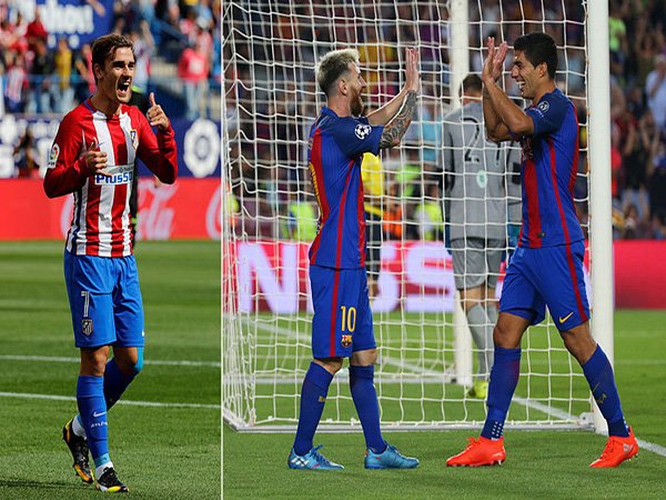 Berita Liga Spanyol: Barcelona vs Atletico Madrid bertemunya Trio Kandidat Pichichi La Liga 2016/17