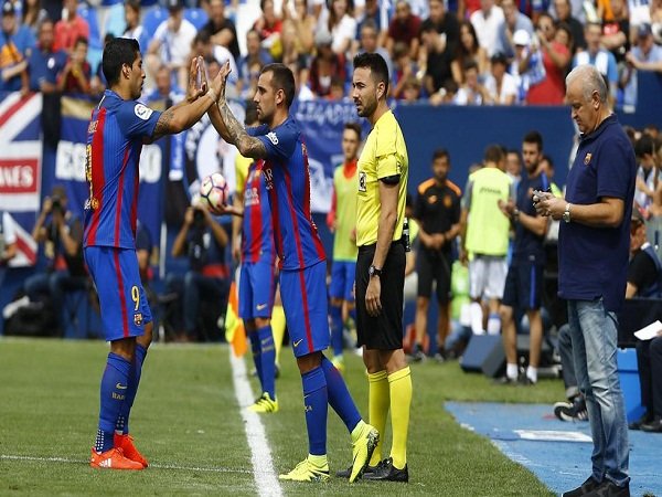 Berita Liga Spanyol: Cillessen Dukung Alcacer Gantikan Suarez di Final Copa del Rey