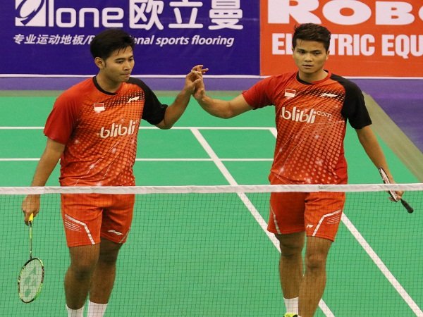 Berita Badminton: Angga-Ricky Bawa Indonesia Unggul Sementara Atas Jepang di Perempatfinal