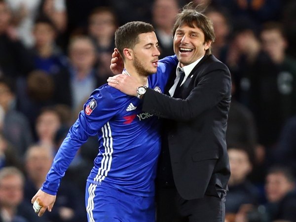 Berita Liga Inggris: Antonio Conte Tak Bisa Jamin Masa Depan Eden Hazard di Chelsea