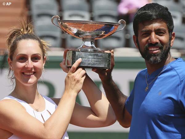 Hasil French Open: Rohan Bopanna Dan Gabriela Dabrowski Juarai Nomor Ganda Campuran