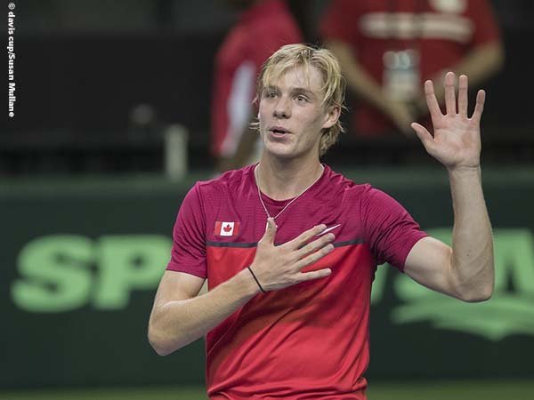 Hasil Davis Cup: Berkat Denis Shapovalov, Kanada Catatkan Hasil Imbang Lawan India