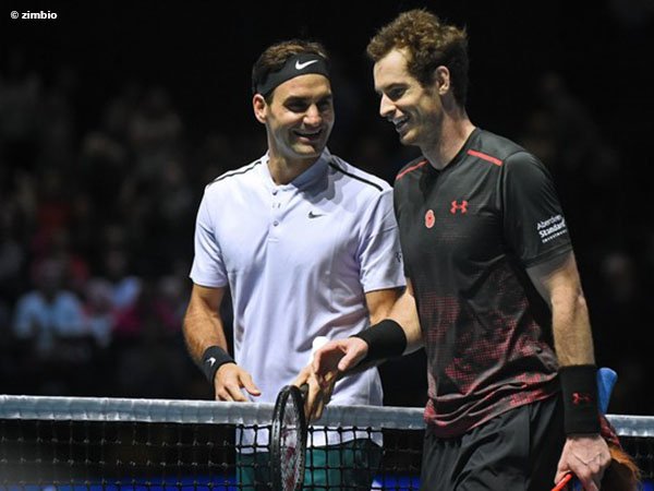 Lakoni Laga Amal, Roger Federer Kalahkan Andy Murray Di Glasgow