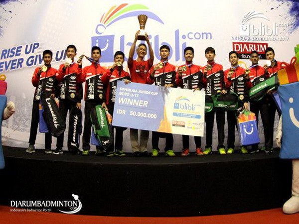 Tim Putra U17 PB Djarum Juara Superliga Junior 2017