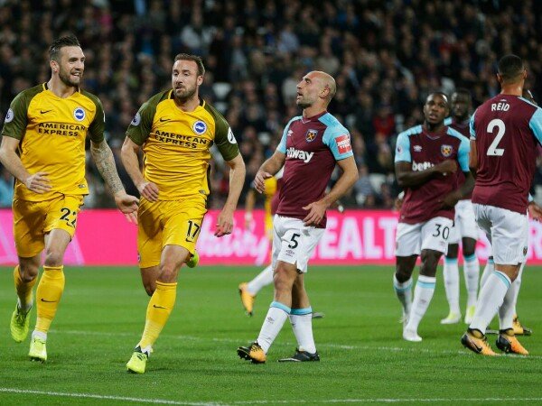 Data dan Fakta Brighton & Hove Albion vs West Ham United