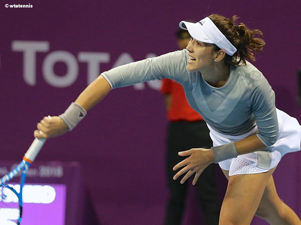 Awali Petualangan Di Doha, Garbine Muguruza Sisihkan Duan Ying Ying