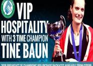 Tine Baun Didaulat Sebagai Tamu Kehormatan Breakfast of Champions All England Open 2018