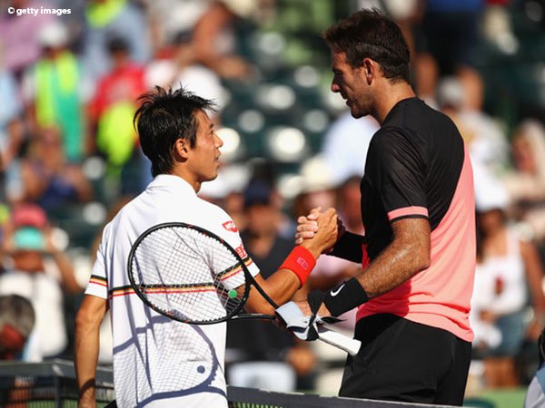 Juan Martin Del Potro Pulangkan Kei Nishikori Dari Miami