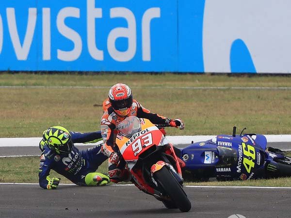 Rossi Mengaku Takut Jadi Korban Keganasan Marquez Lagi