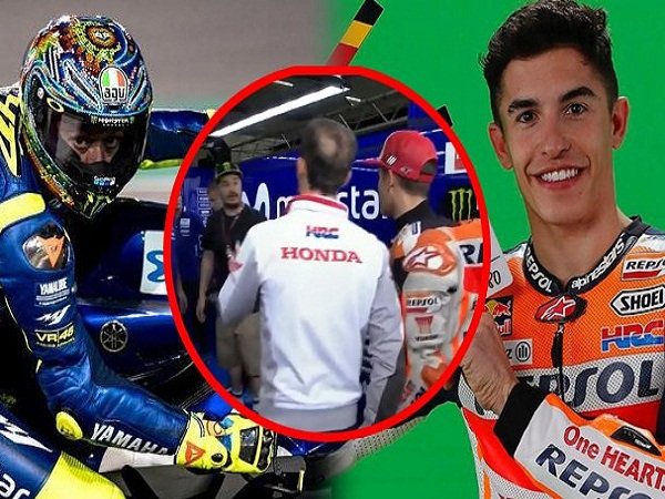 Diusir Dari Garasi Rossi, Marquez Tak Merasa Lakukan Hal Gila