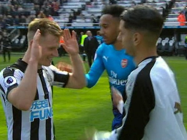 Matt Ritchie Akhirnya Minta Maaf Usai Acuhkan Jabatan Tangan Aubameyang