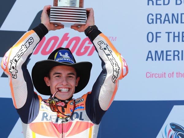 Menangi GP Amerika, Marquez Mengaku Tidak dalam Kondisi Fit