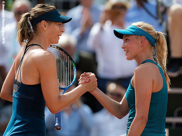 Hasil French Open: Maria Sharapova Bukukan Laga Babak Ketiga Lawan Karolina Pliskova