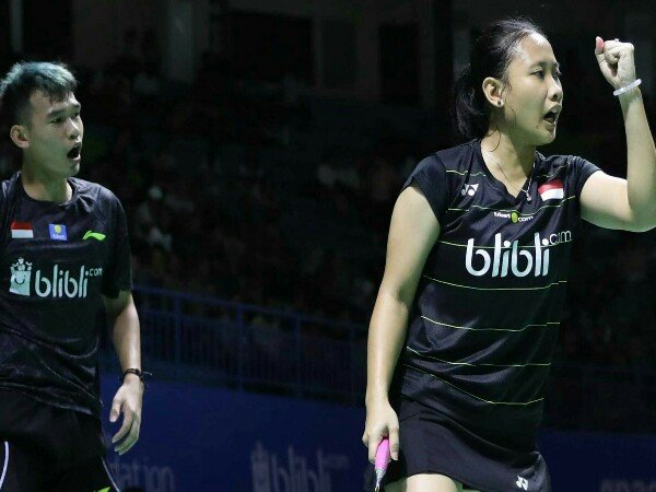 Menangi Perang Saudara, Rinov/Mentari ke Perempatfinal Bangka Belitung Indonesia Masters 2018