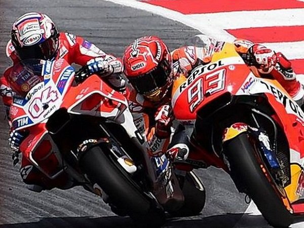 Finis Kedua di Aragon, Dovizioso Lempar Handuk Kejar Marquez