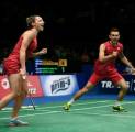 Chris/Adcock Gagal Bendung Juara Dunia di Perempatfinal Denmark Open