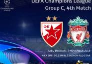 Prediksi Liga Champions: Red Star Belgrade vs Liverpool, Misi Pertahankan Puncak Klasemen Grup C