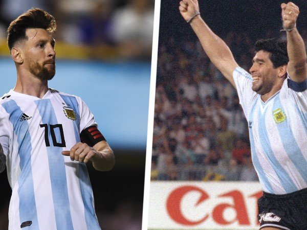 Benarkah Messi Tak Bisa Dibandingkan dengan Maradona?