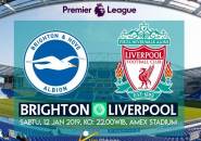 Prediksi Brighton and Hove Albion vs Liverpool, Ujian Kelayakan The Reds