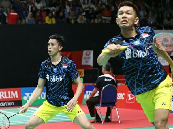 All England Open 2019: Fajar/Rian Gagal Wujudkan All Indonesian Finals