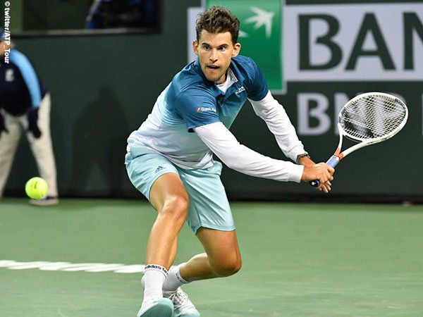 Tampil Perkasa, Dominic Thiem Lumpuhkan Gilles Simon Di Indian Wells