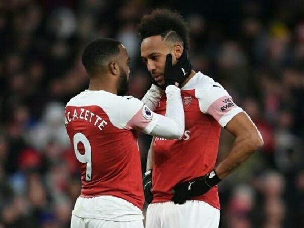 Aubameyang Ungkap Pesan Lacazette Sebelum Eksekusi Penalti Lawan United