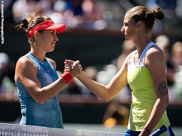 Karolina Pliskova Angkat Kaki, Belinda Bencic Mantap Ke Semifinal Di Indian Wells