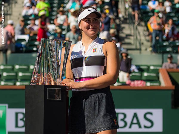 Bianca Andreescu Jadi Juara Termuda Di Indian Wells