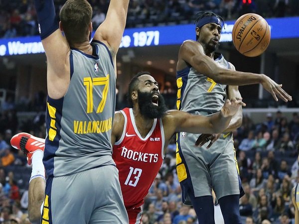 James Harden Gagal Selamatkan Rockets Dari Kekalahan Kontra Grizzlies