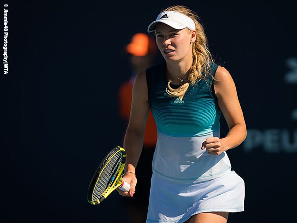 Caroline Wozniacki Lalui Rintangan Pertama Di Miami