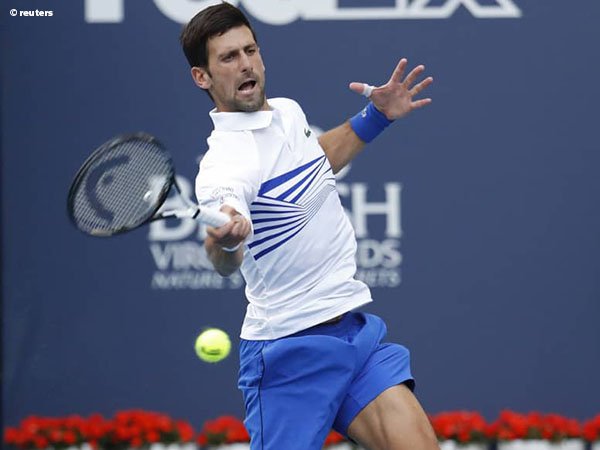 Jumpa Federico Delbonis, Langkah Novak Djokovic Sedikit Tertatih