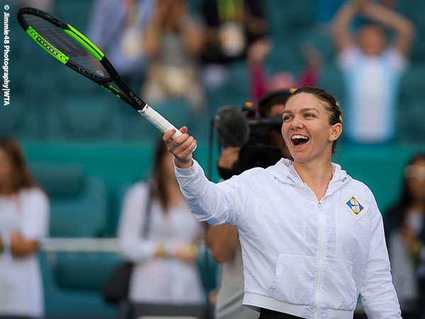 Karamkan Wang Qiang, Simona Halep Tembus Semifinal Di Miami