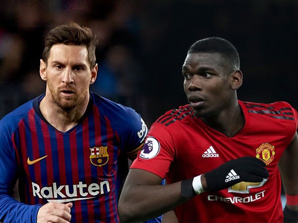 MU Vs Barcelona Jadi Pertempuran Antara Messi dan Pogba