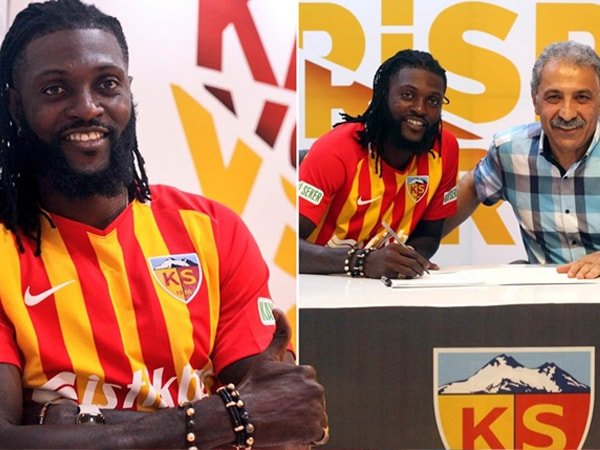 Kayserispor Resmi Jadi Klub Kesembilan Emmanuel Adebayor