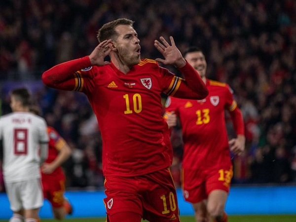 Dwigol Aaron Ramsey Bawa Wales Lolos ke Piala Eropa 2020