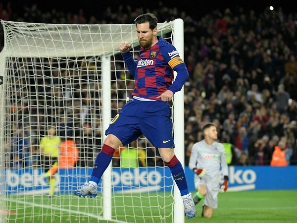 Gol Penalti Messi Amankan Kemenangan Barcelona Kontra Real Sociedad