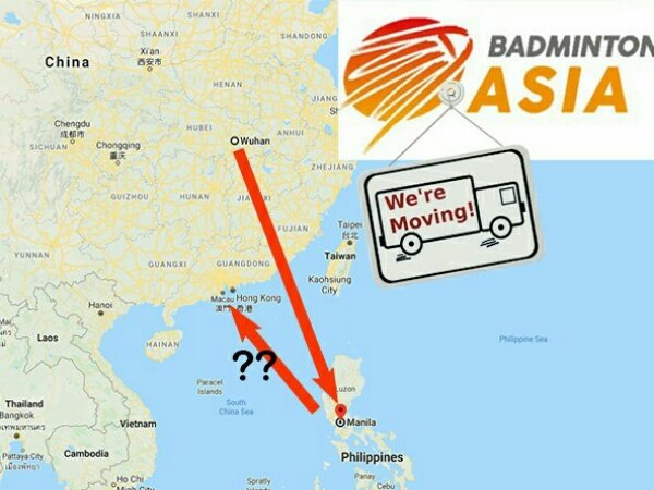 Dari Wuhan ke Manila, Kejuaraan Asia Bisa Pindah Lagi ke Macau