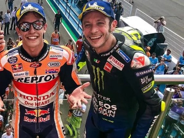 Marc Marquez Dinilai Mirip dengan Valentino Rossi Muda