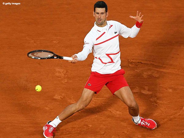 Novak Djokovic hanya kehilangan lima game di babak ketiga French Open 2020