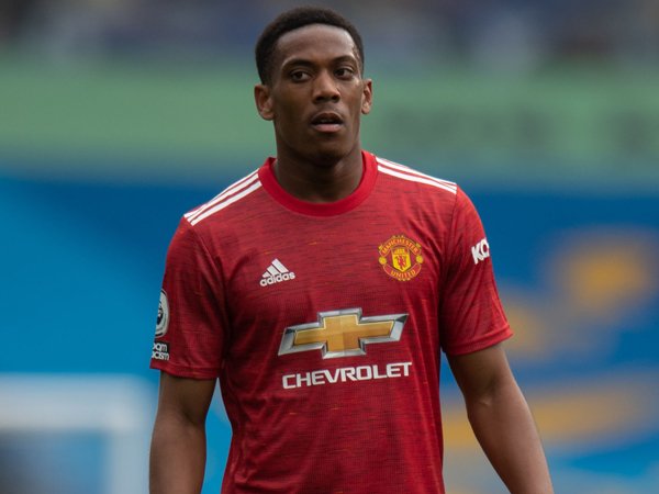 Penyerang Manchester United, Anthony Martial.